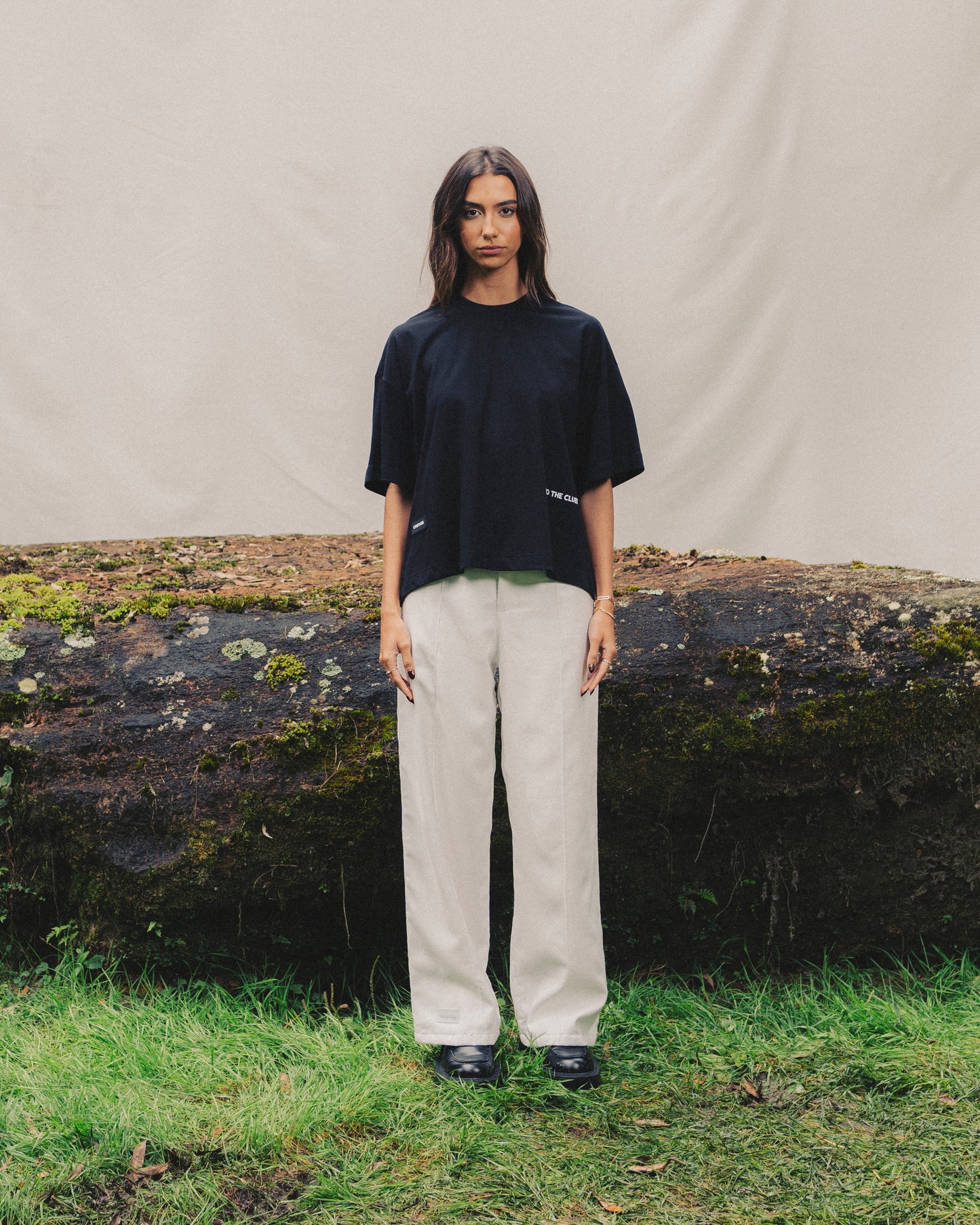 White Pleated Pants