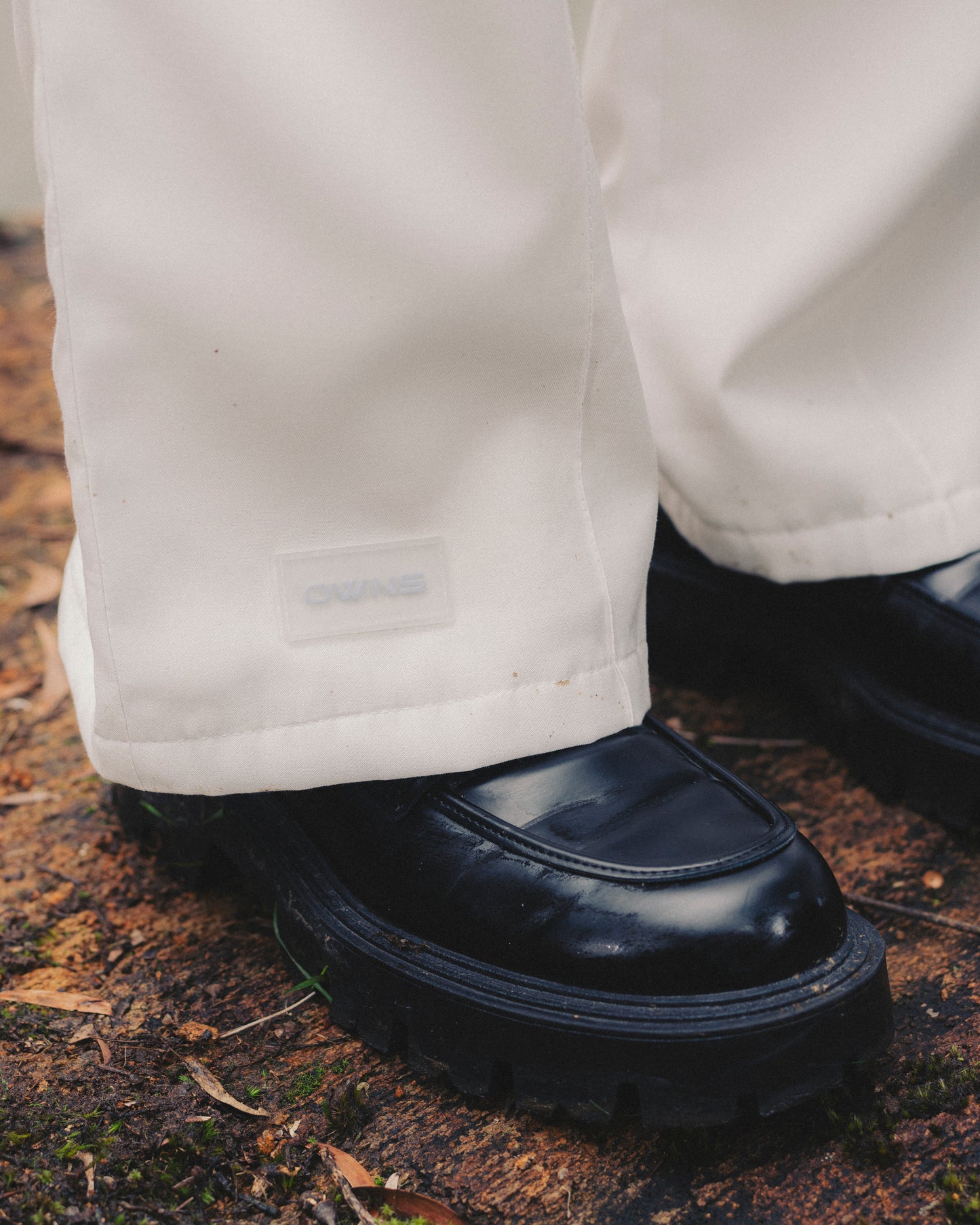 White Pleated Pants