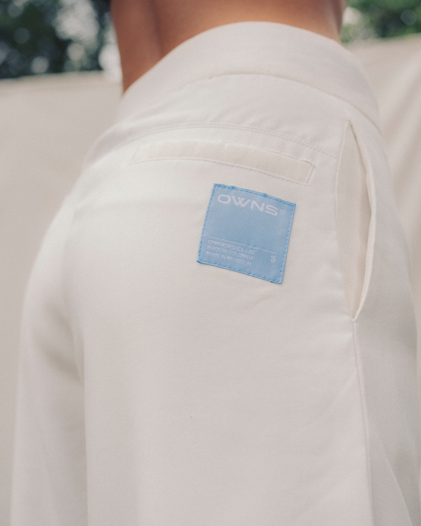White Pleated Pants