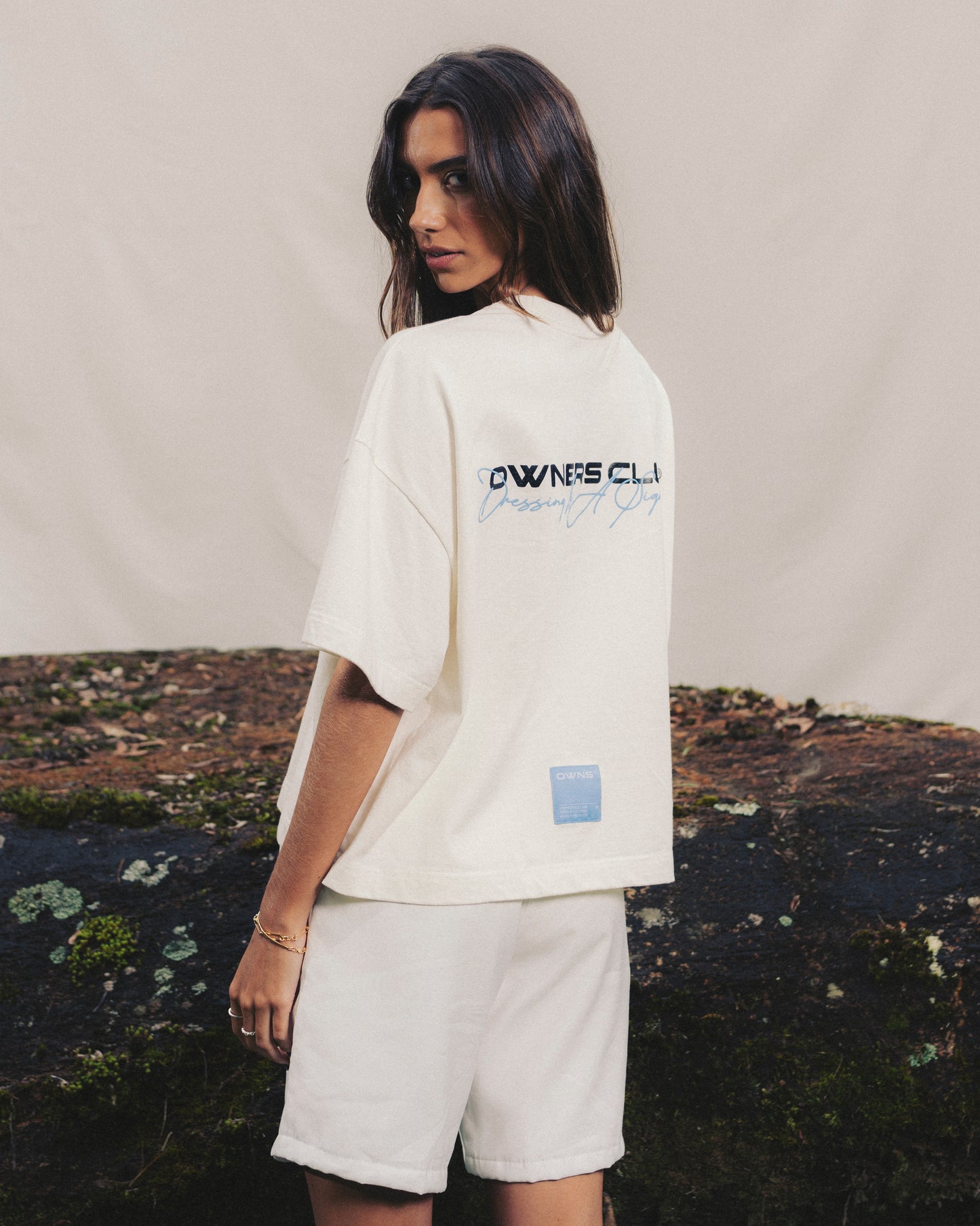 White Bermuda Short