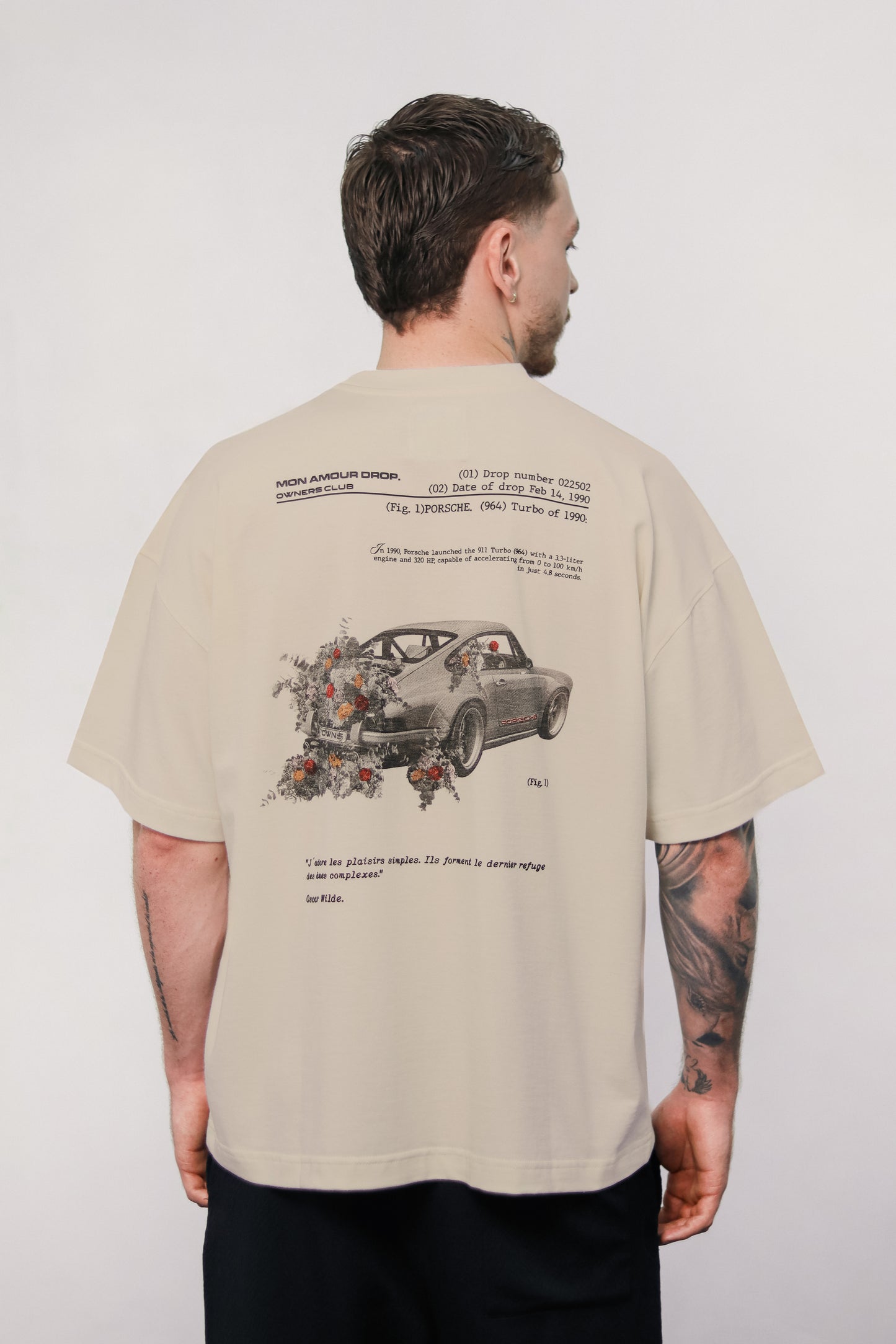 Sand Porsche Tee